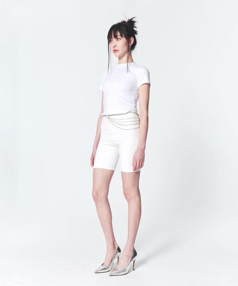 Crystal Monogram T-shirt White