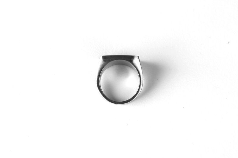 X XX LOGO RING (SURGICAL STEEL)
