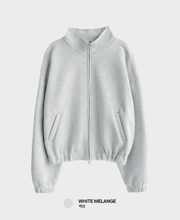 First Casual Overfit High Neck Zip-Up