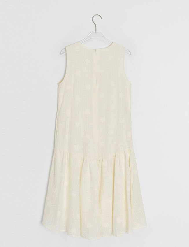 Namo Embroidered Sleeveless Long One Piece