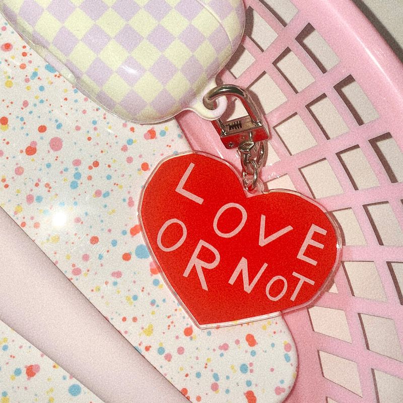 Love or not(ラブオアノット)の「Red Loveornot Keyring(Toys/Key Holders)」