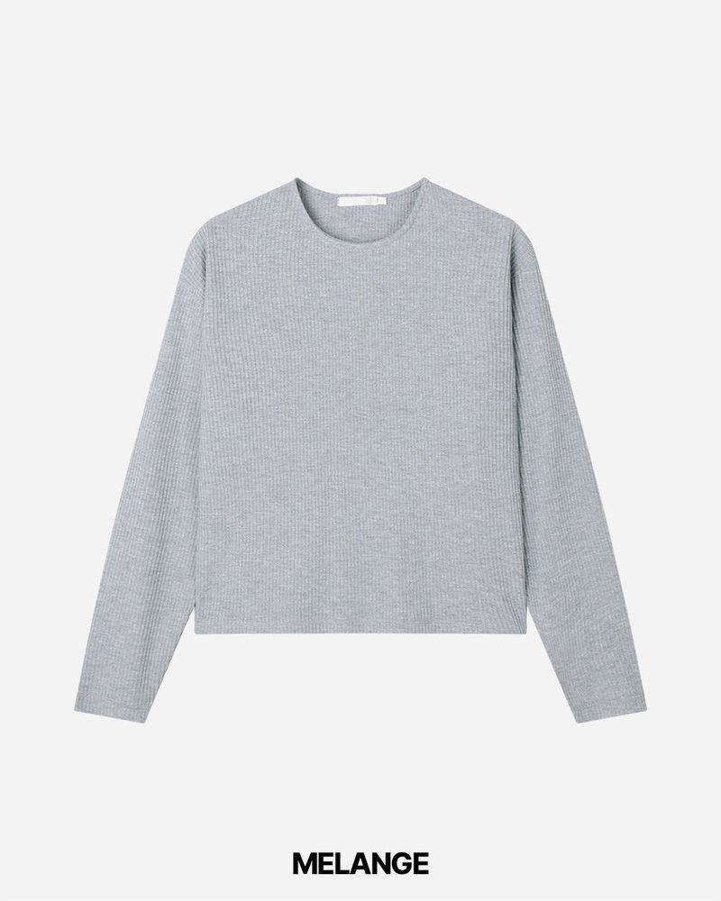 Soph Crop Waffle Long Sleeve