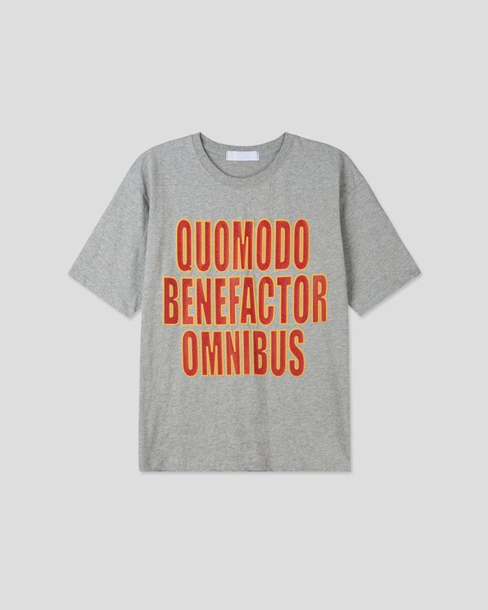 (UNISEX) Quomodo Embo Text Tee