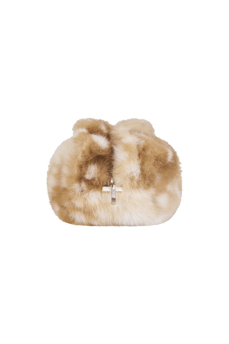 Bambi fur pouch, Brown