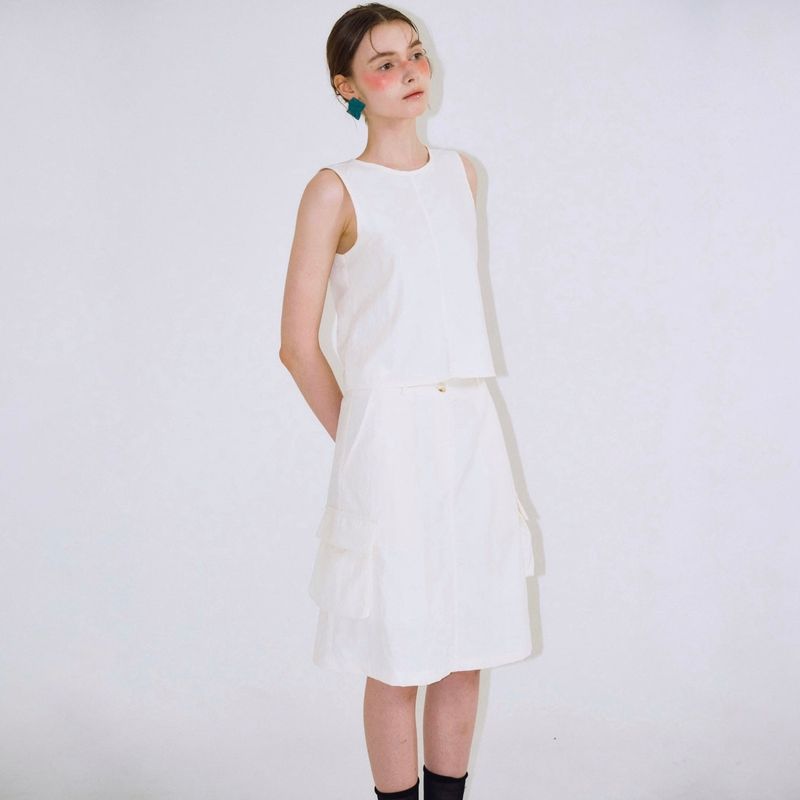 Pocky Setup Skirt - 2colors