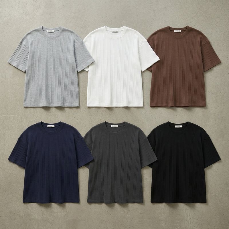 Wide Rib Crew Tee