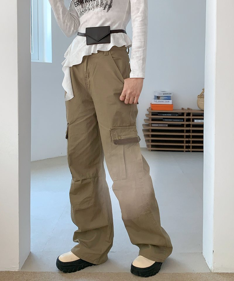 モダンカーゴストレートフィットパンツ
