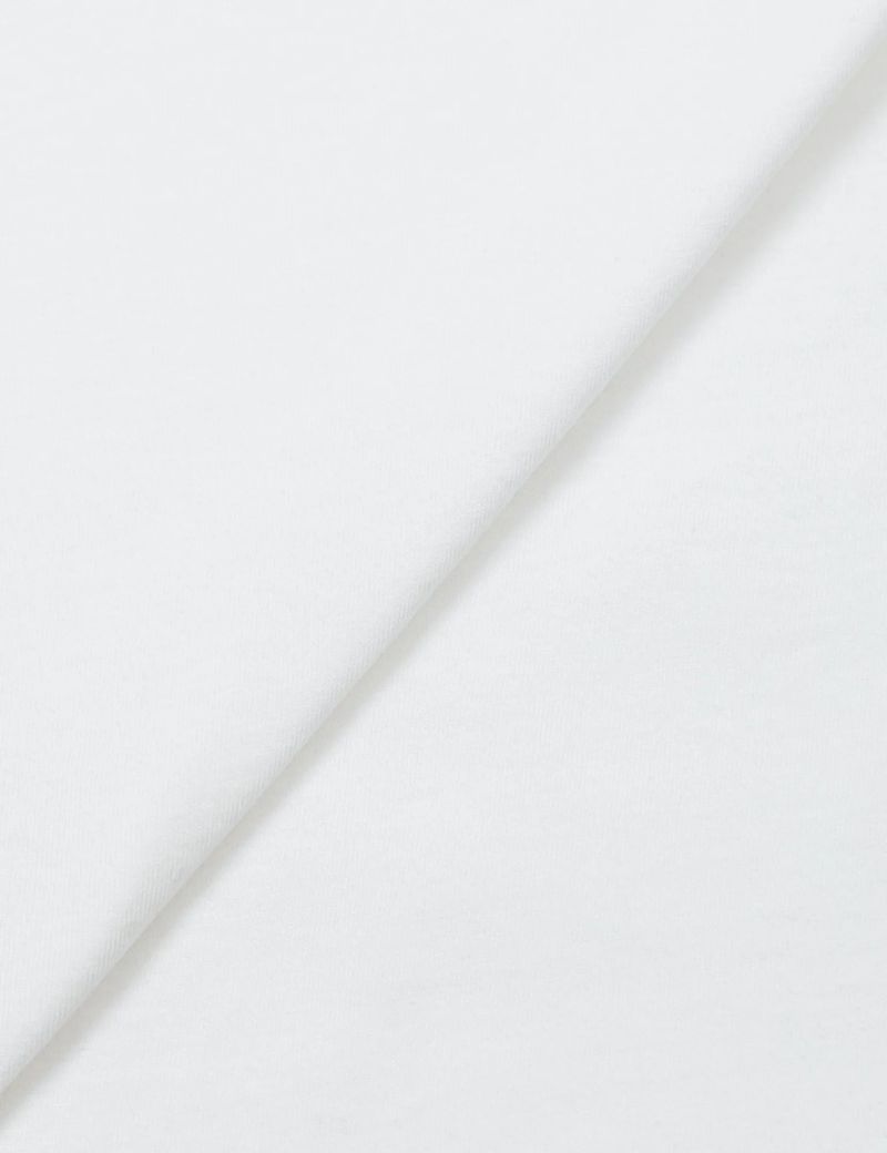 PLACKET RIBBED T-SHIRT(WHITE)