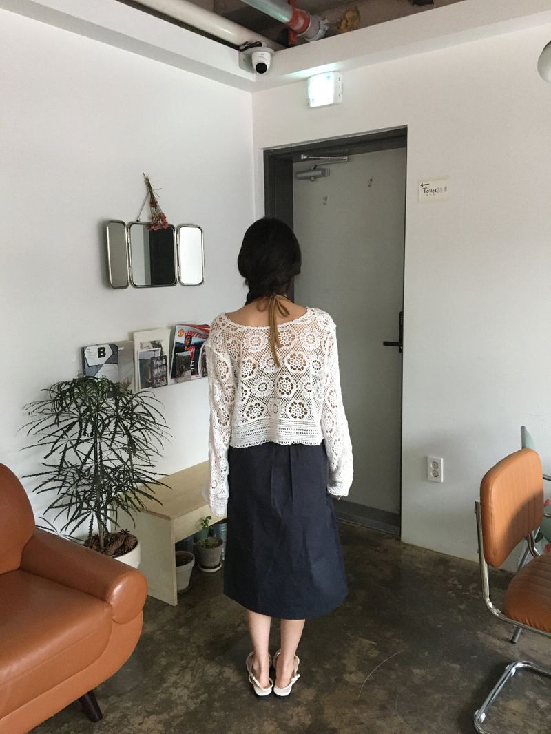 Schiele Crochet Bolero (2color)