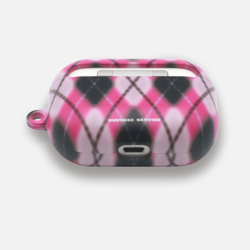ARGYLE BLUR CASE_PINK (airpods)