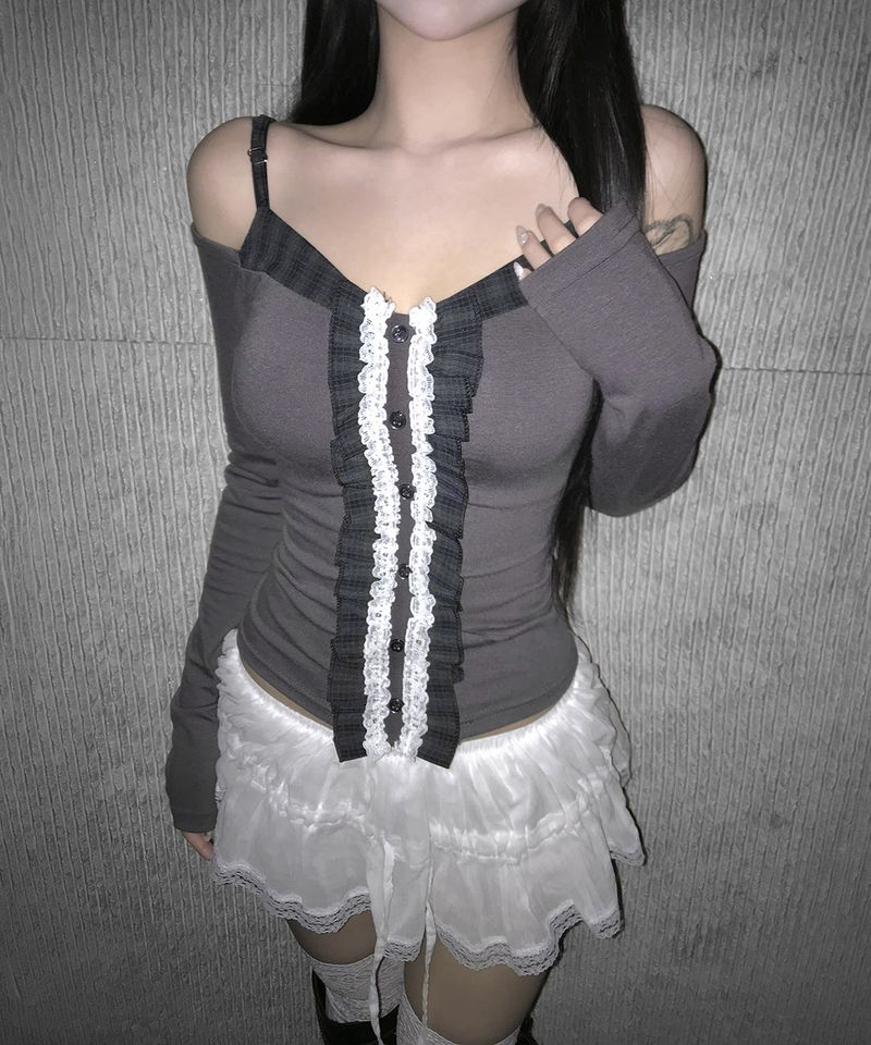 rael frill tee (3colors)