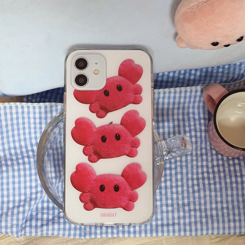mini crab kkokko Jelly Hard phone case