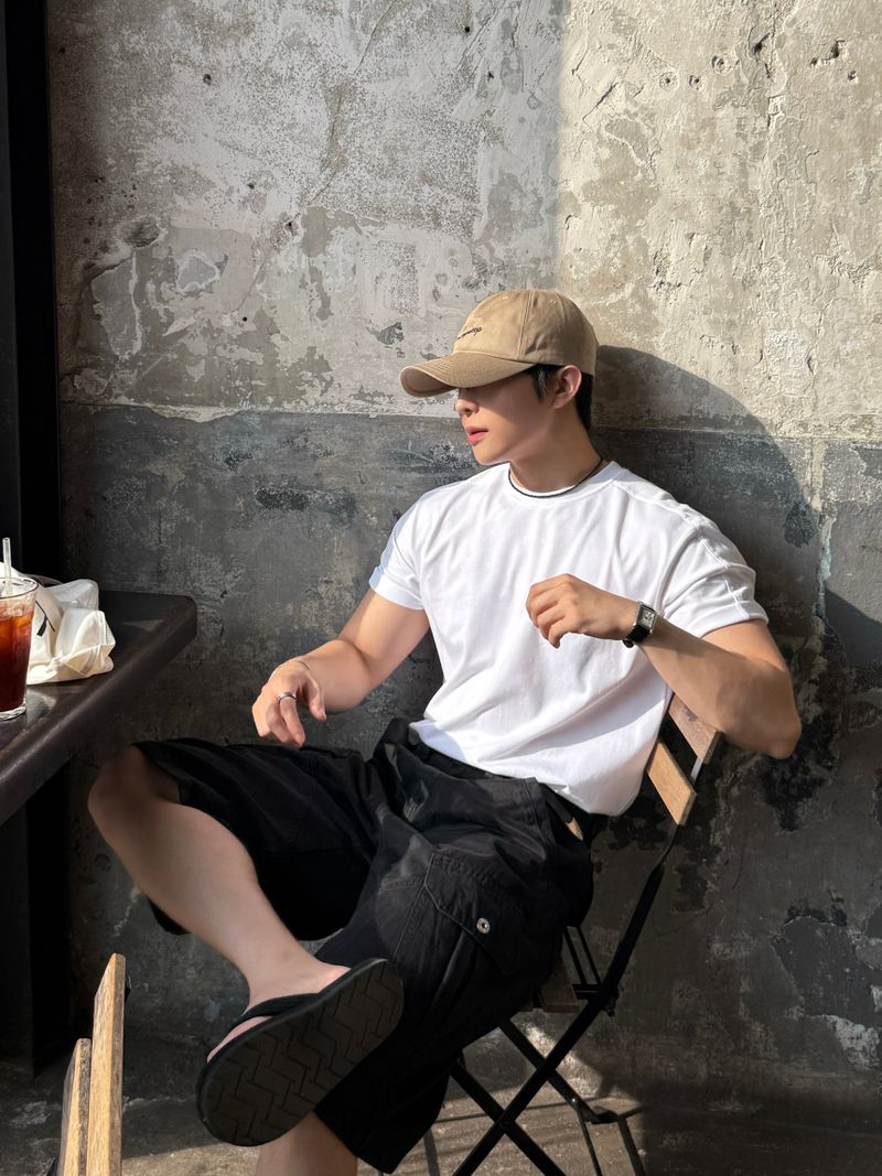 Lard dying bermuda cargo pants