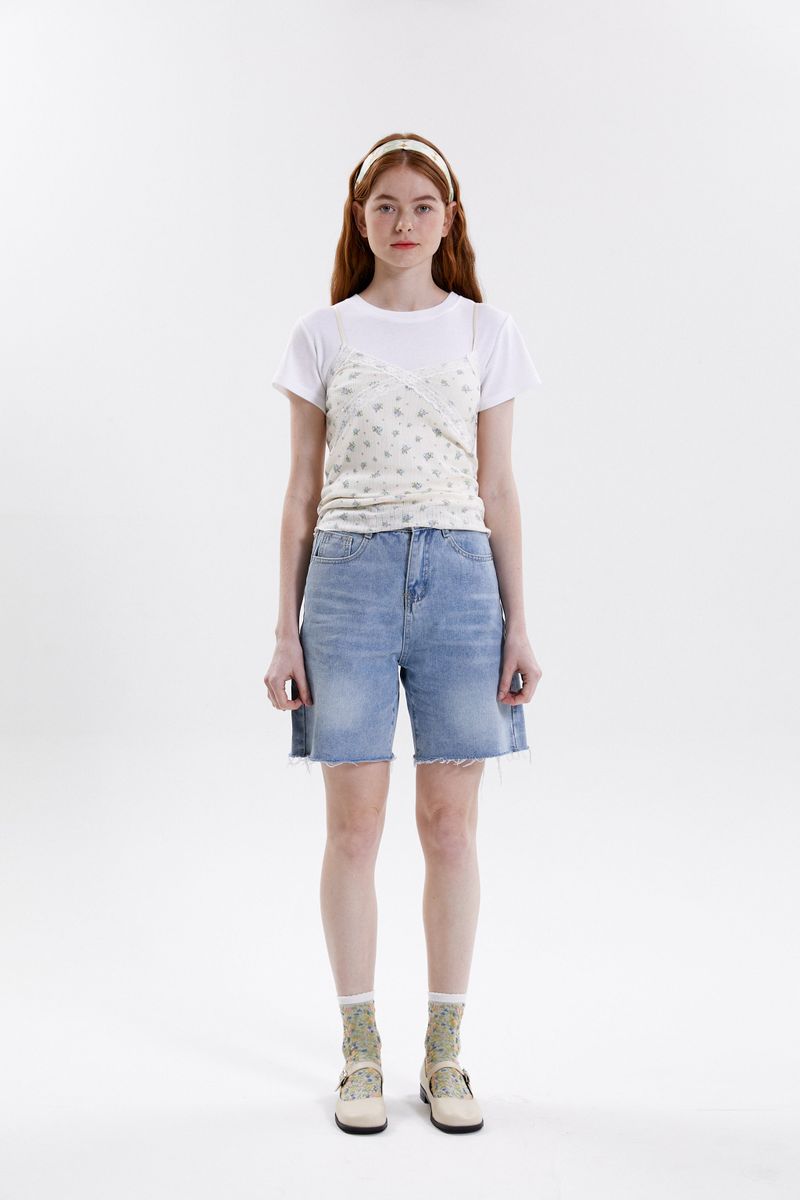 PINK PINEAPPLE(ピンクパイナップル)の「BASE HALF PANTS(Pants)」