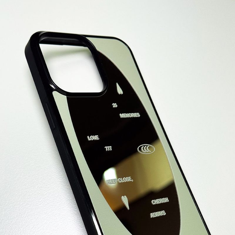 LOVE Memories Bumper Mirror Phone Case (SG)