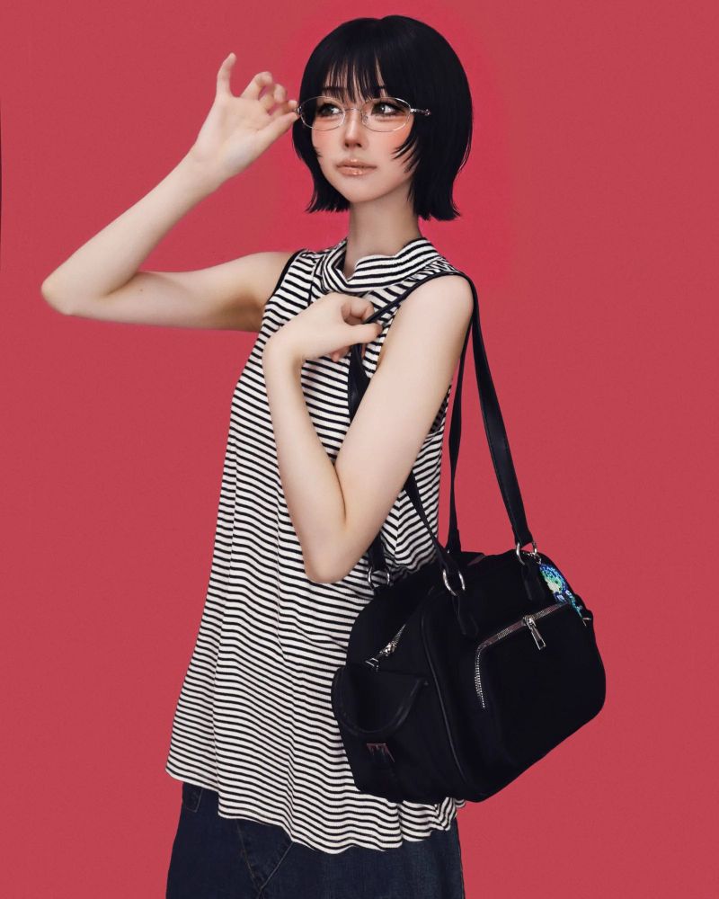 tan-tan pocket shoulder bag (2color)
