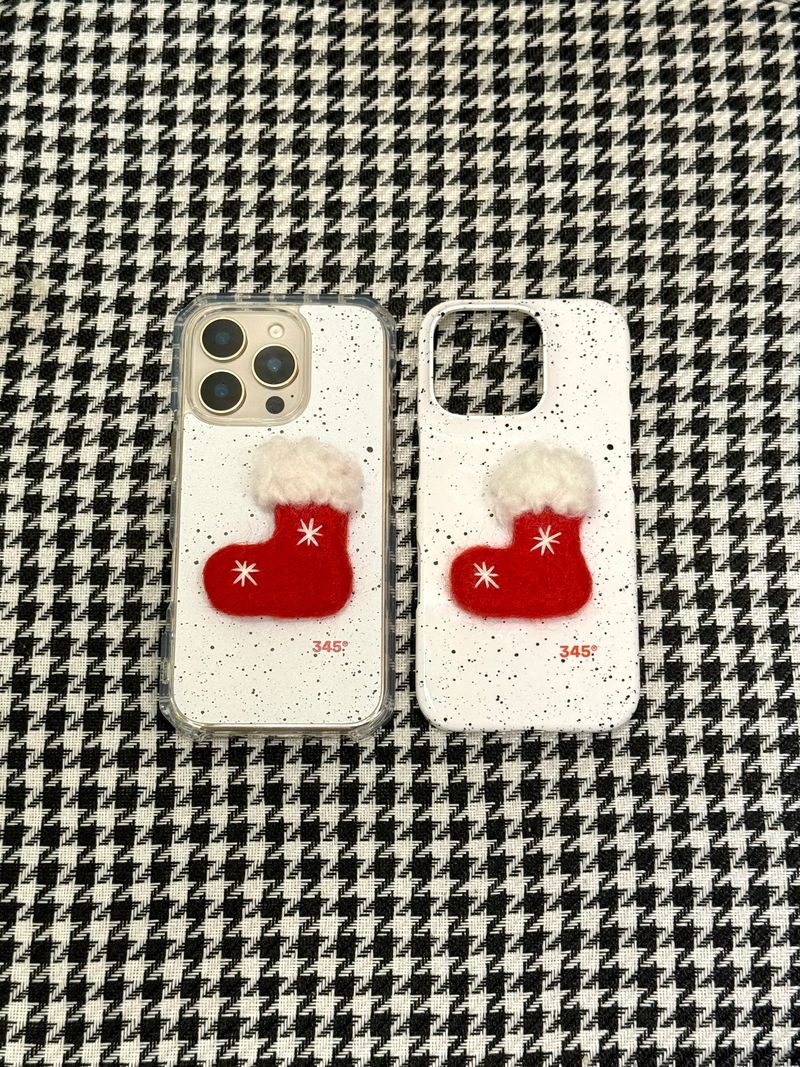 Christmas Stocking Jell Hard Case / TREEFORFIVE345