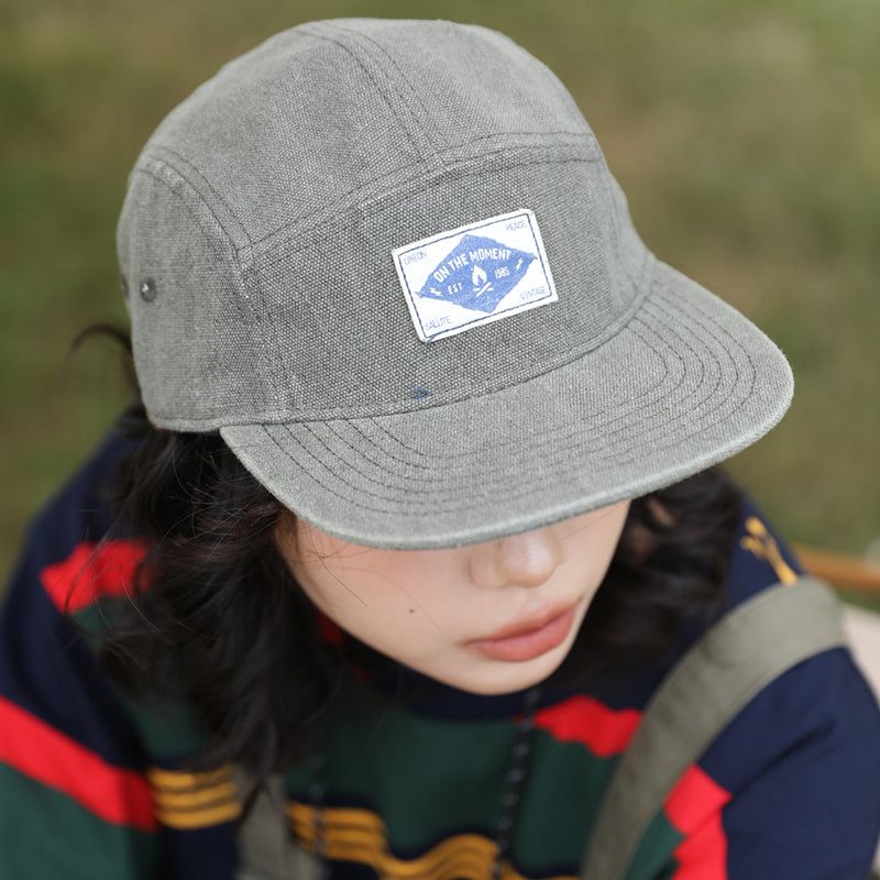 LOOKING4U(ルッキングフォーユー)の「On the Moment Outdoor Washing Denim Camp Cap C2 KHAKI(帽子)」