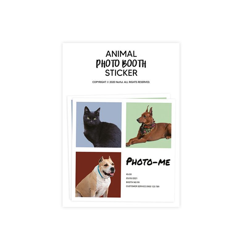 Notful（ノットフル）の「Animal photo sticker（Smartphone Accessories）」
