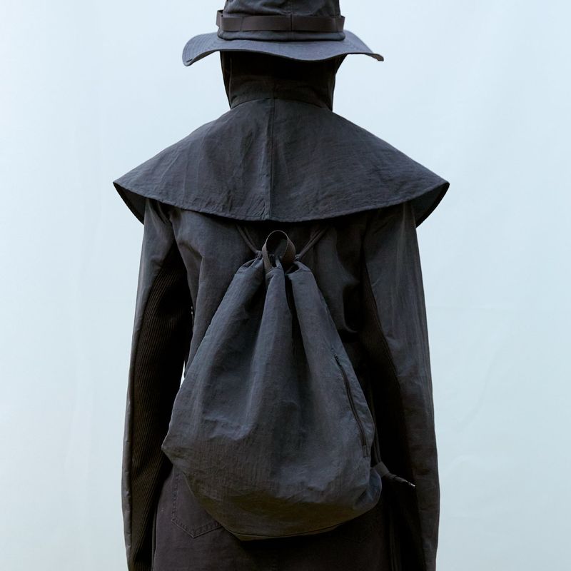 13MONTH(サーティーンマンス)の「Recycle String Backpack (BLACK)(Bags)」