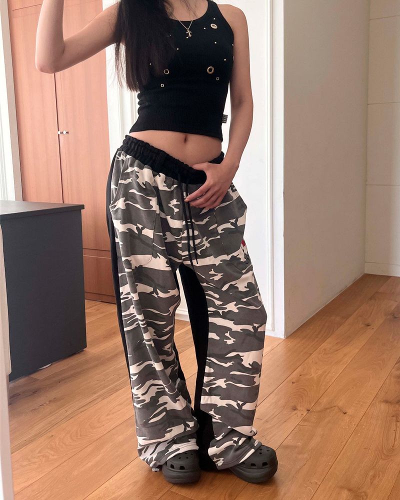 Camo training pants