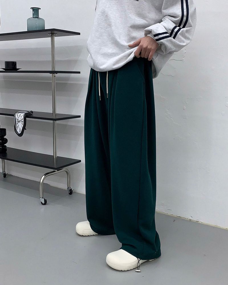 GT Four-Tuck String Wide Pants (5 colors)