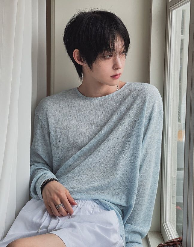 Oben Cotton Basic Long Sleeve T-shirt