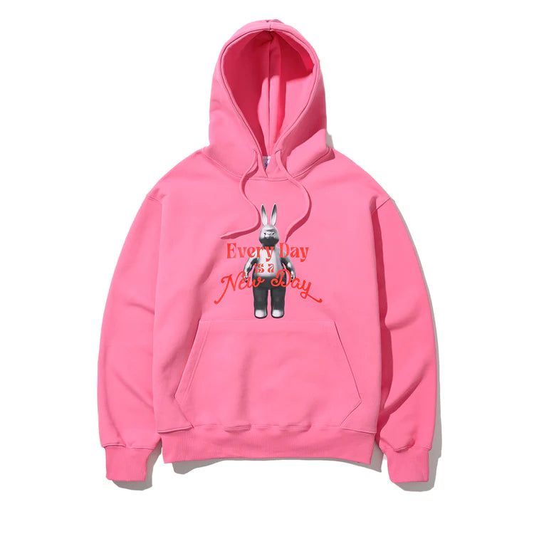 3D EVERY DAY RABBIT HOODIE