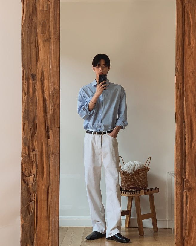 Fate Semi-Wide Cotton Pants