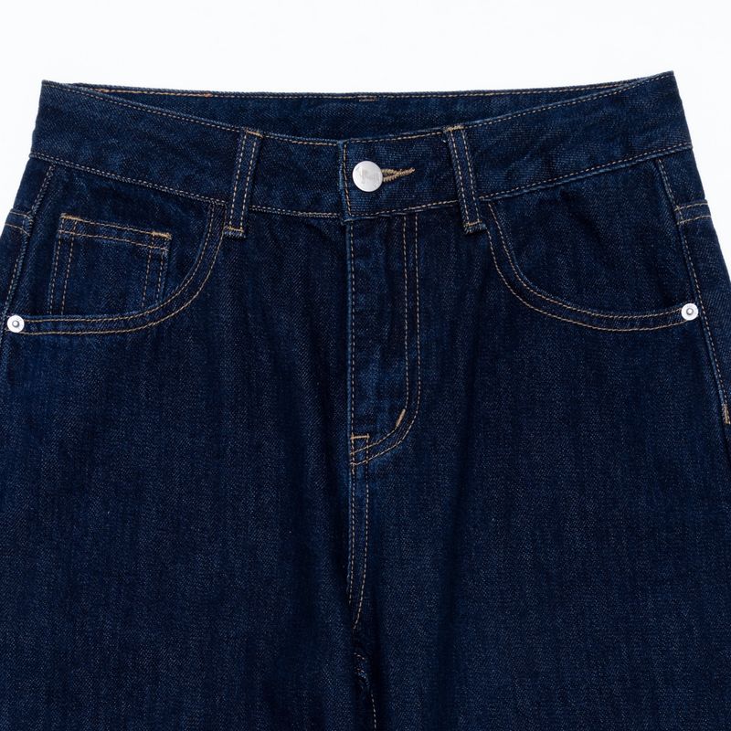 DARK BLUE STANDARD FIT DENIM PANTS code 23003