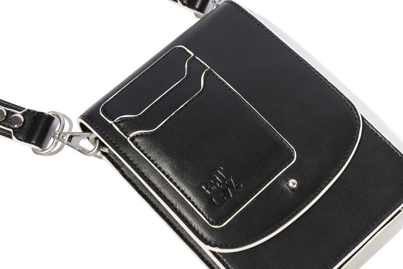 RECENT LOGO CROSS BAG_BLACK