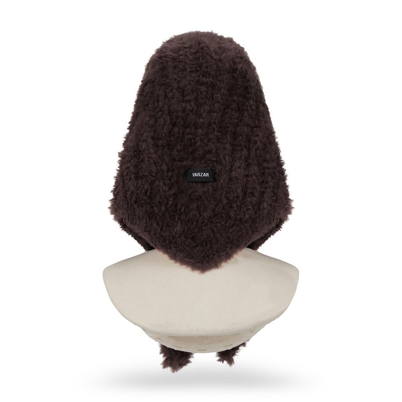 Label Fur Bandana / Brown
