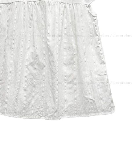 Ain Ribbon Short Sleeve Blouse