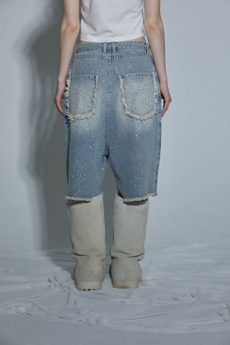DIA BERMUDA PANTS -LIGHT BLUE