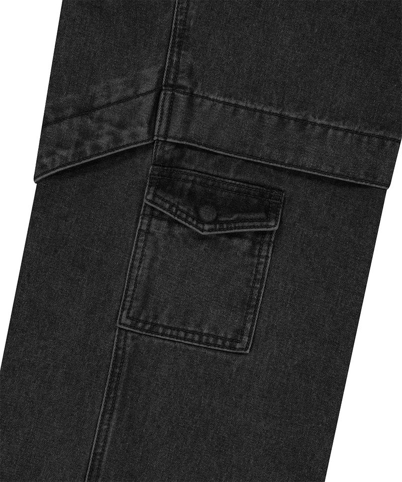 WIDE CARGO DENIM PANT