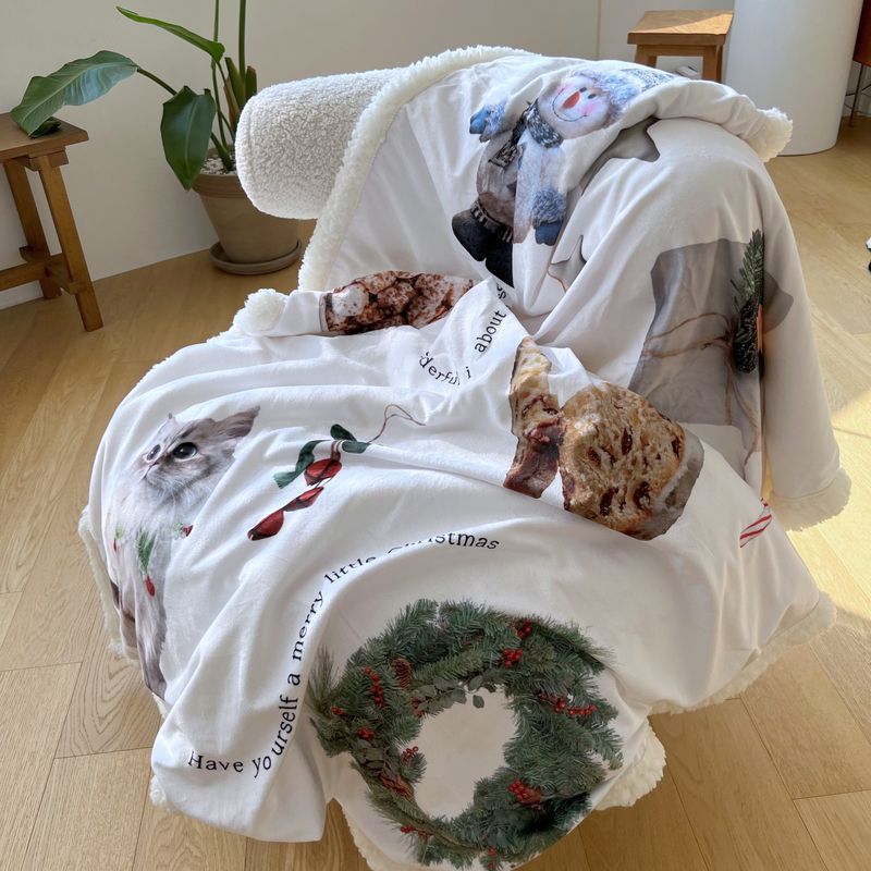 Fluffy Christmas Blanket - 100x150cm