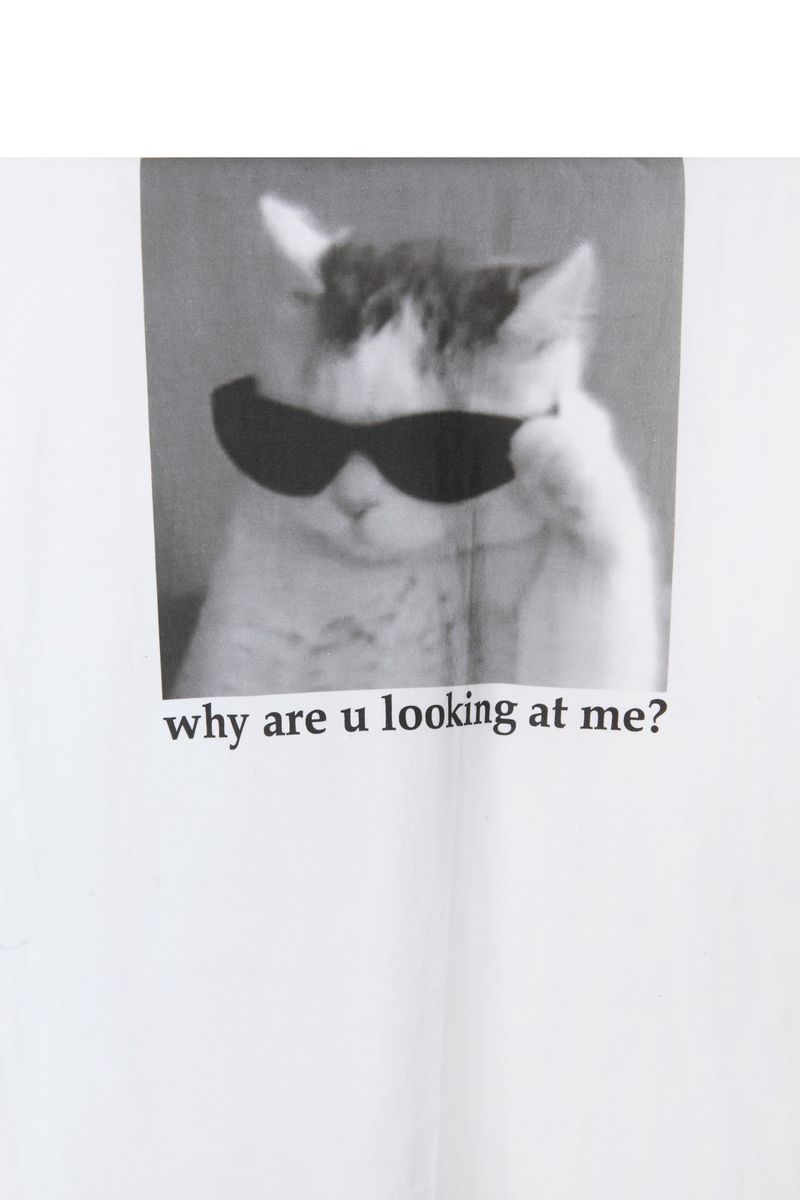Digital Cat Over Short Sleeve T