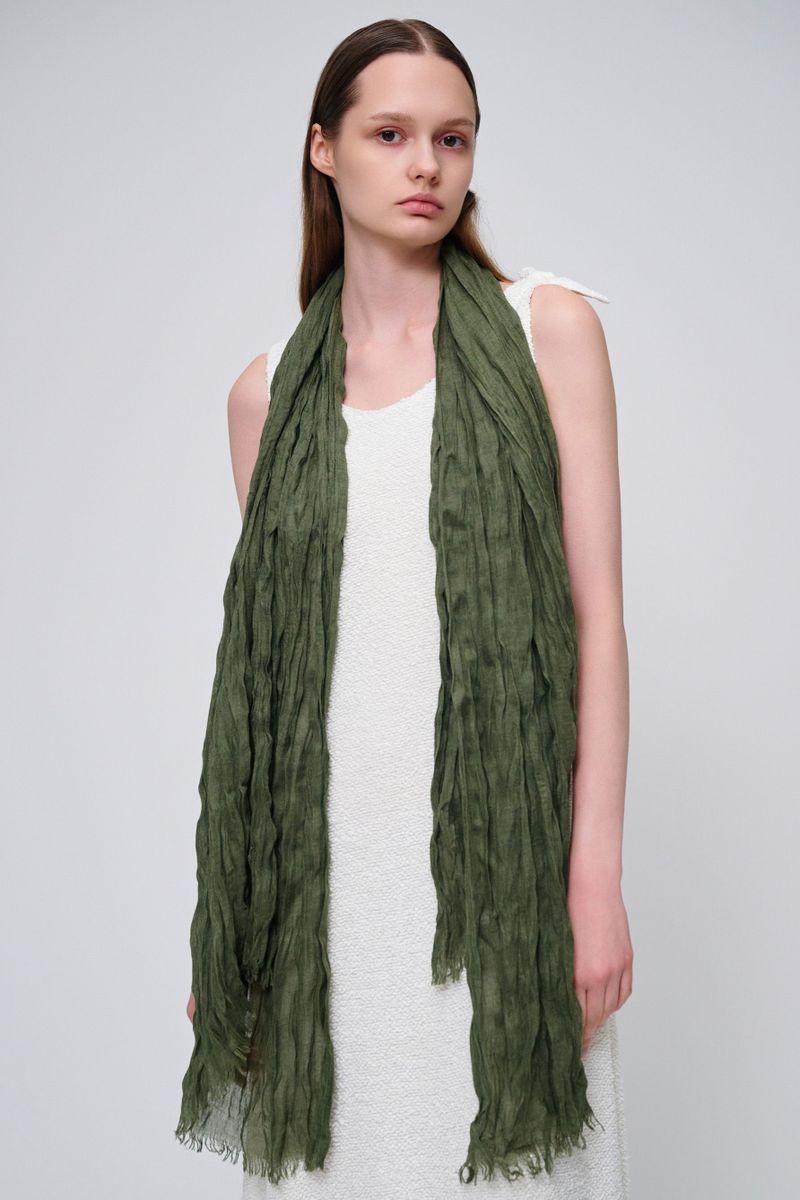 LIAN scarf_khaki