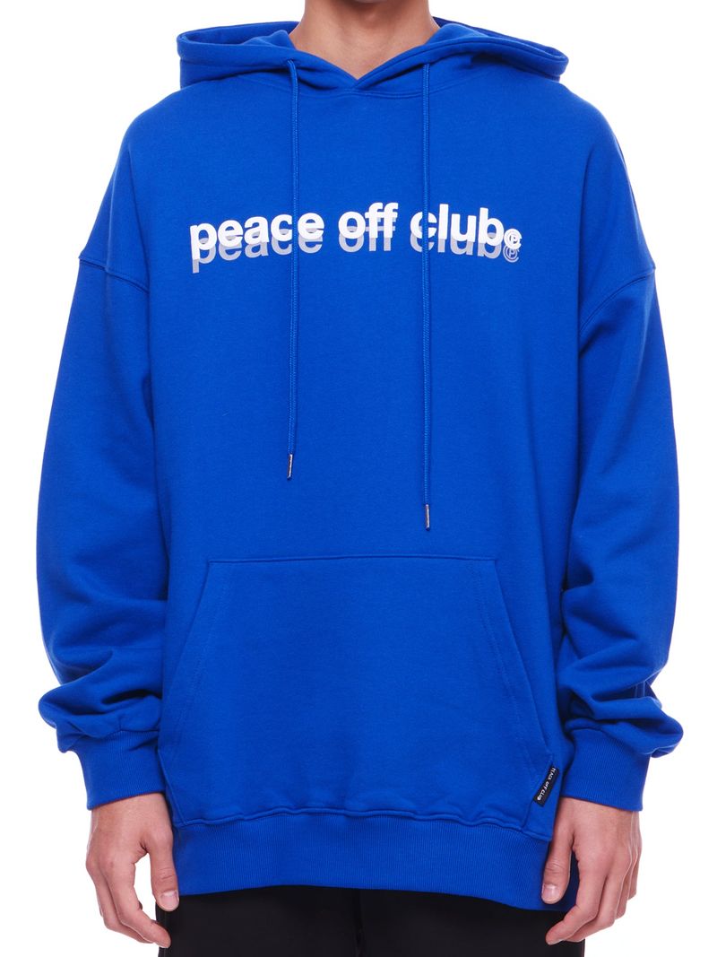 Basic_Logo Hooded Sweatshirt BLUE