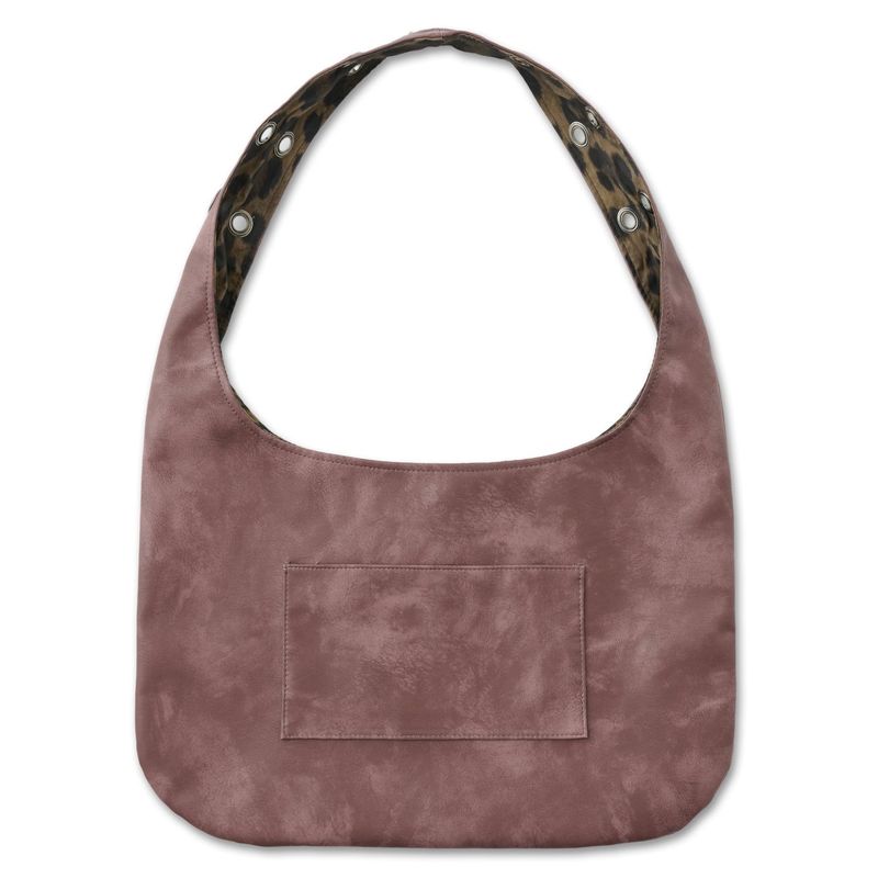 Inner leopard artwork bag [Mauve]