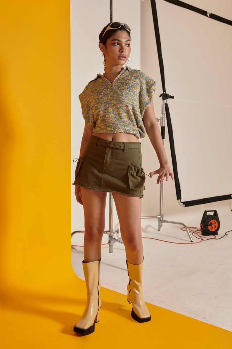 CARGO MINI SKIRT