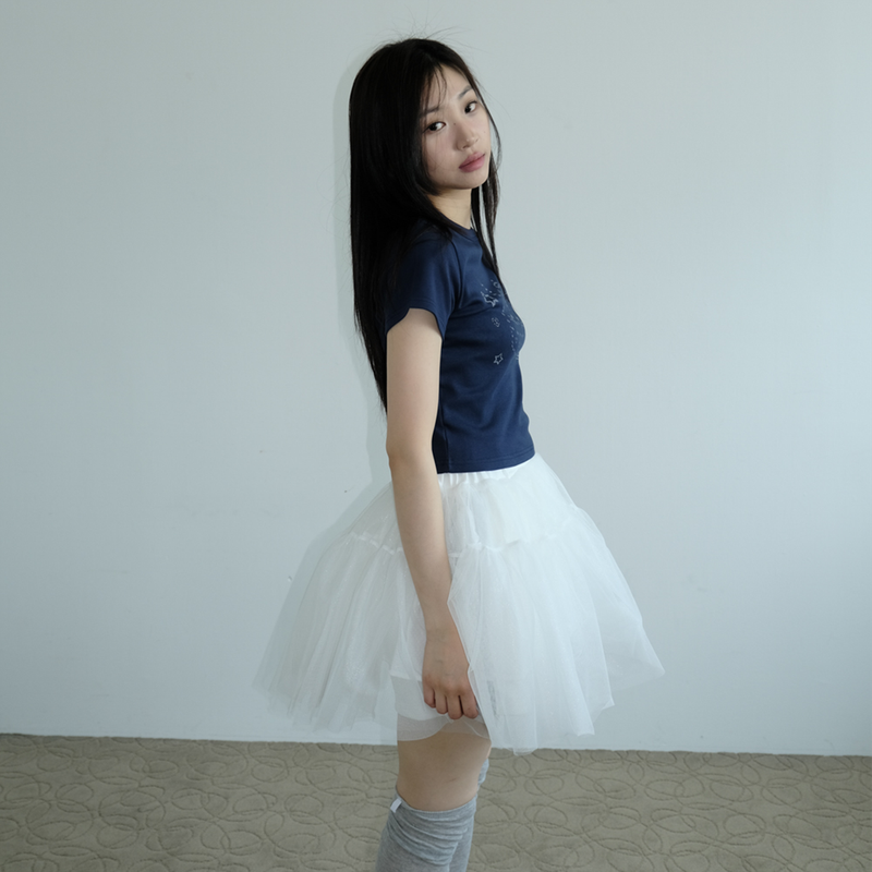 BIRTHDAY KIRI TOP _NAVY