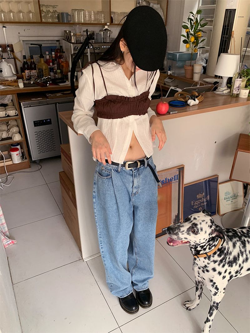 FORMAL PINTUCK JEANS