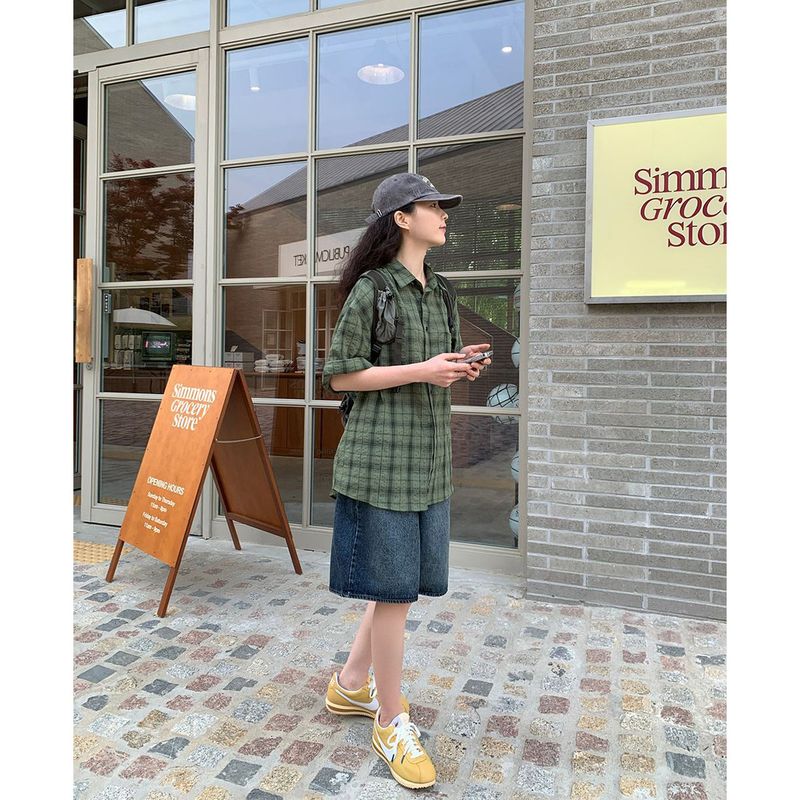 riveted checkered shirt