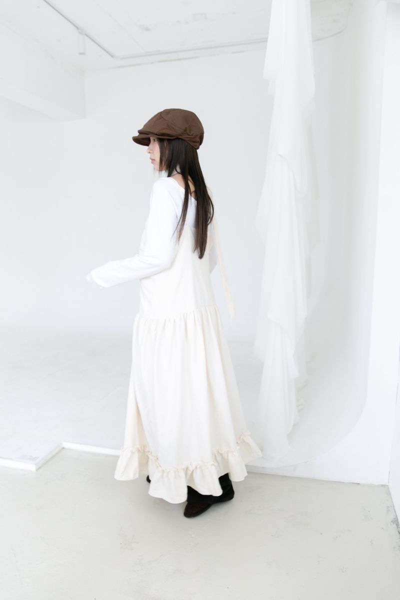 sand shirring sleeveless ops(2colors)