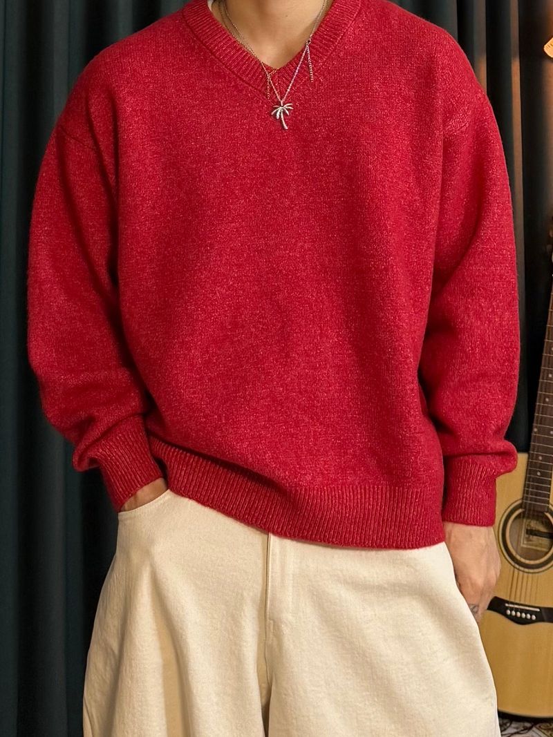 Airwool V-Neck Knit 6COLOR
