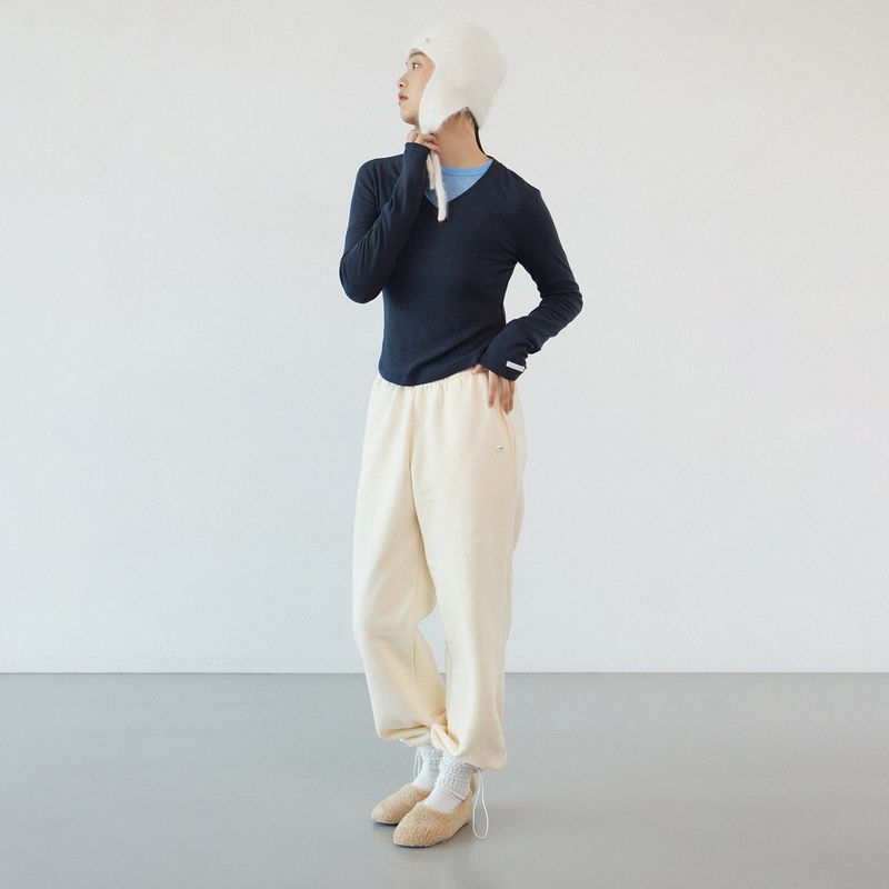Line jogger pants_butter
