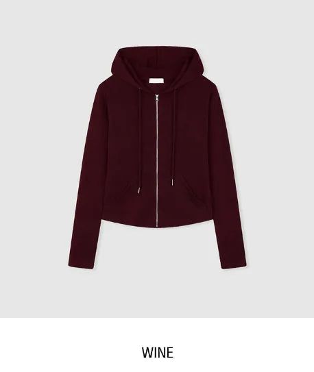 Randy Basic Slim Hood Zip-Up