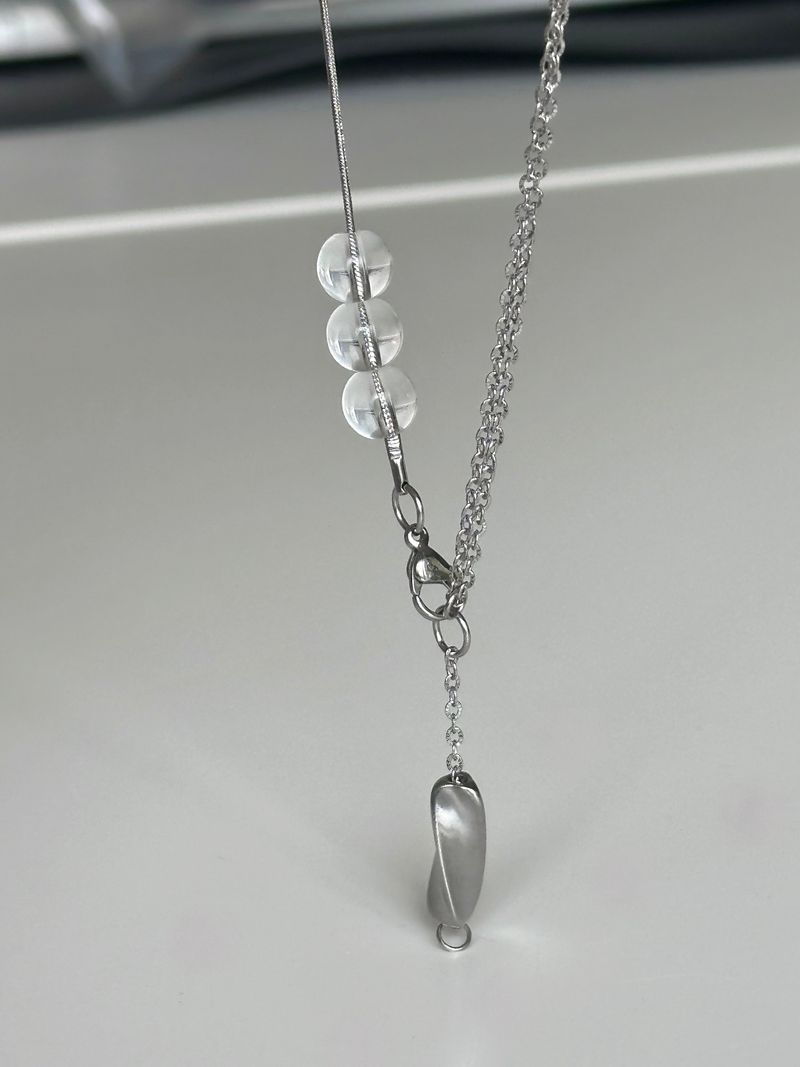 aqua necklace(clear)
