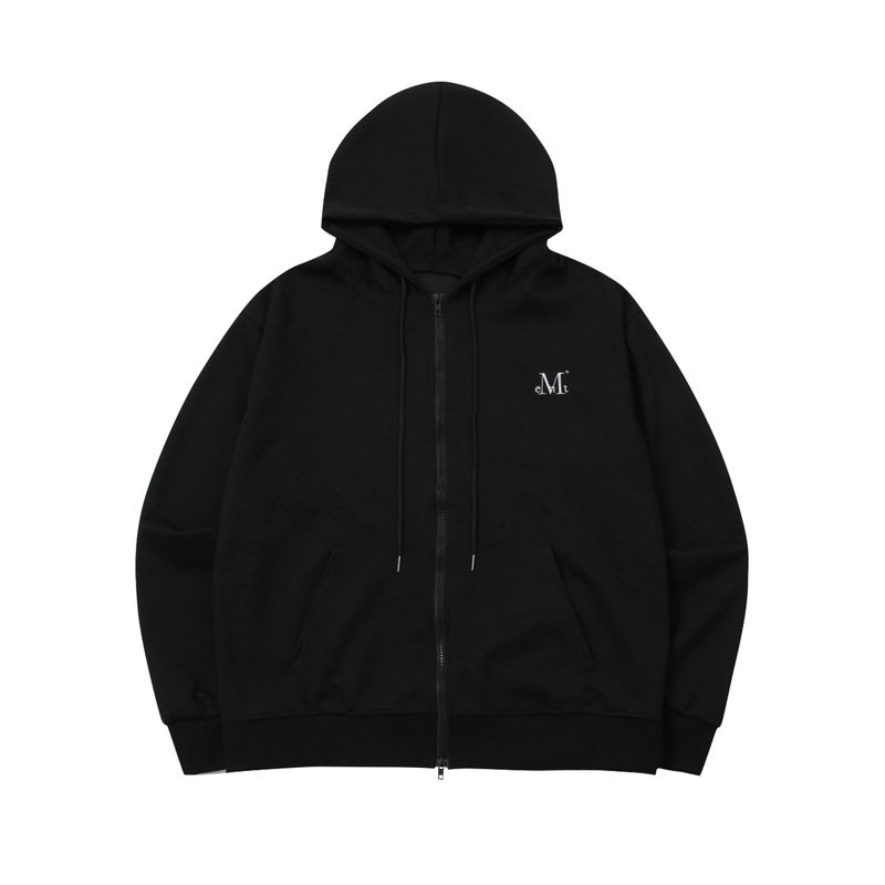 DENVER 2-WAY HOOD ZIP-UP MAN (Black, Gray)